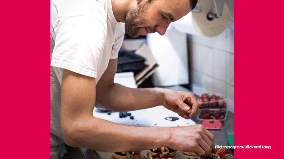 Bäckerei Lang - Zubereitung Obsttörtchen