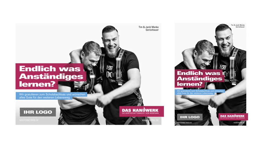 Tim & Janik Menke, Gerüstbauer