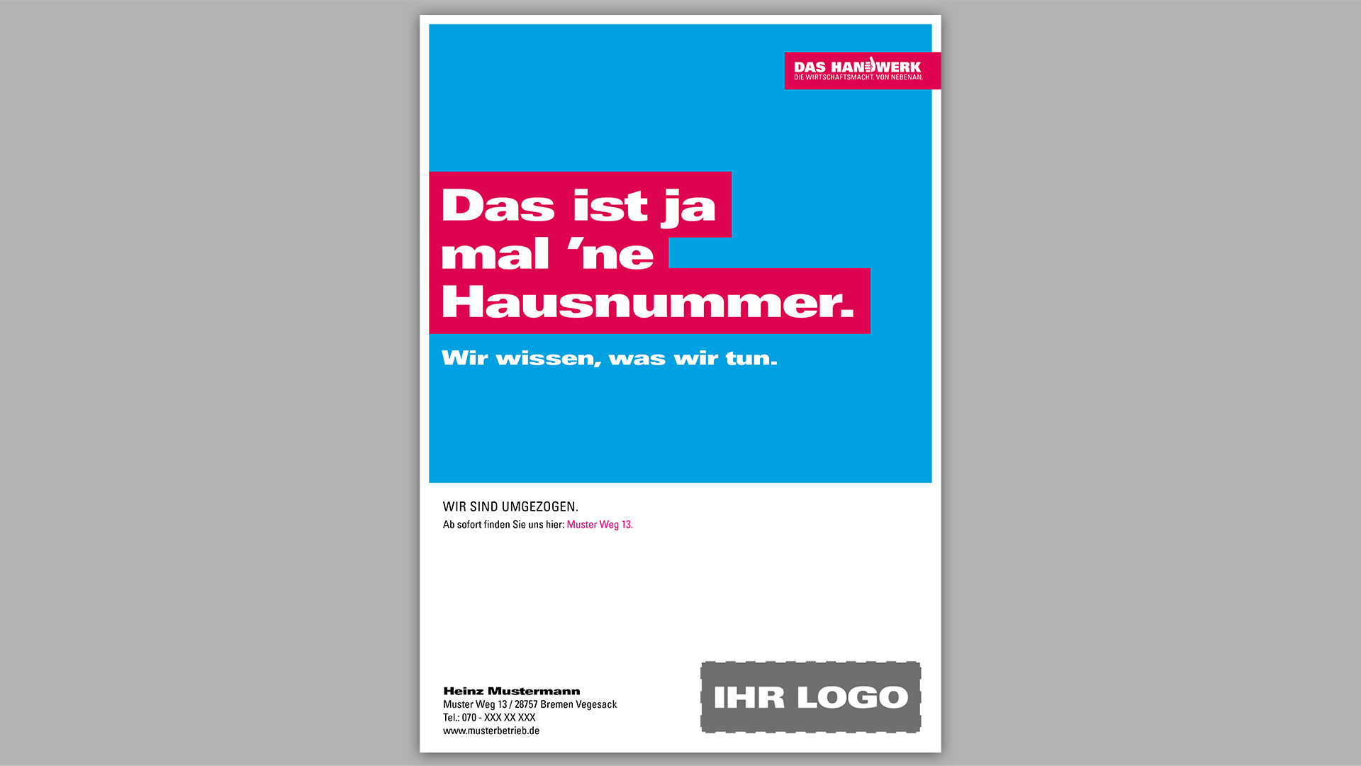 Das ist ja mal ne Hausnummer.