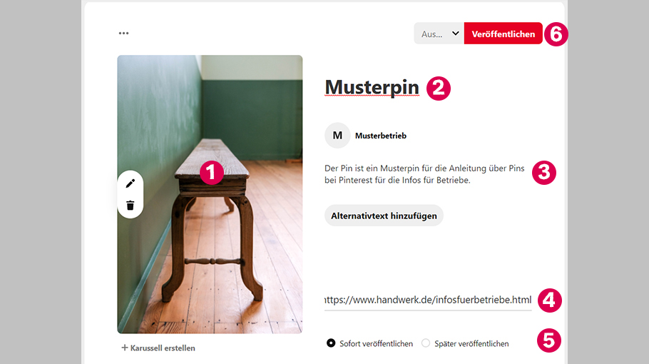 INHALTE AUF PINTEREST EINSTELLEN 2