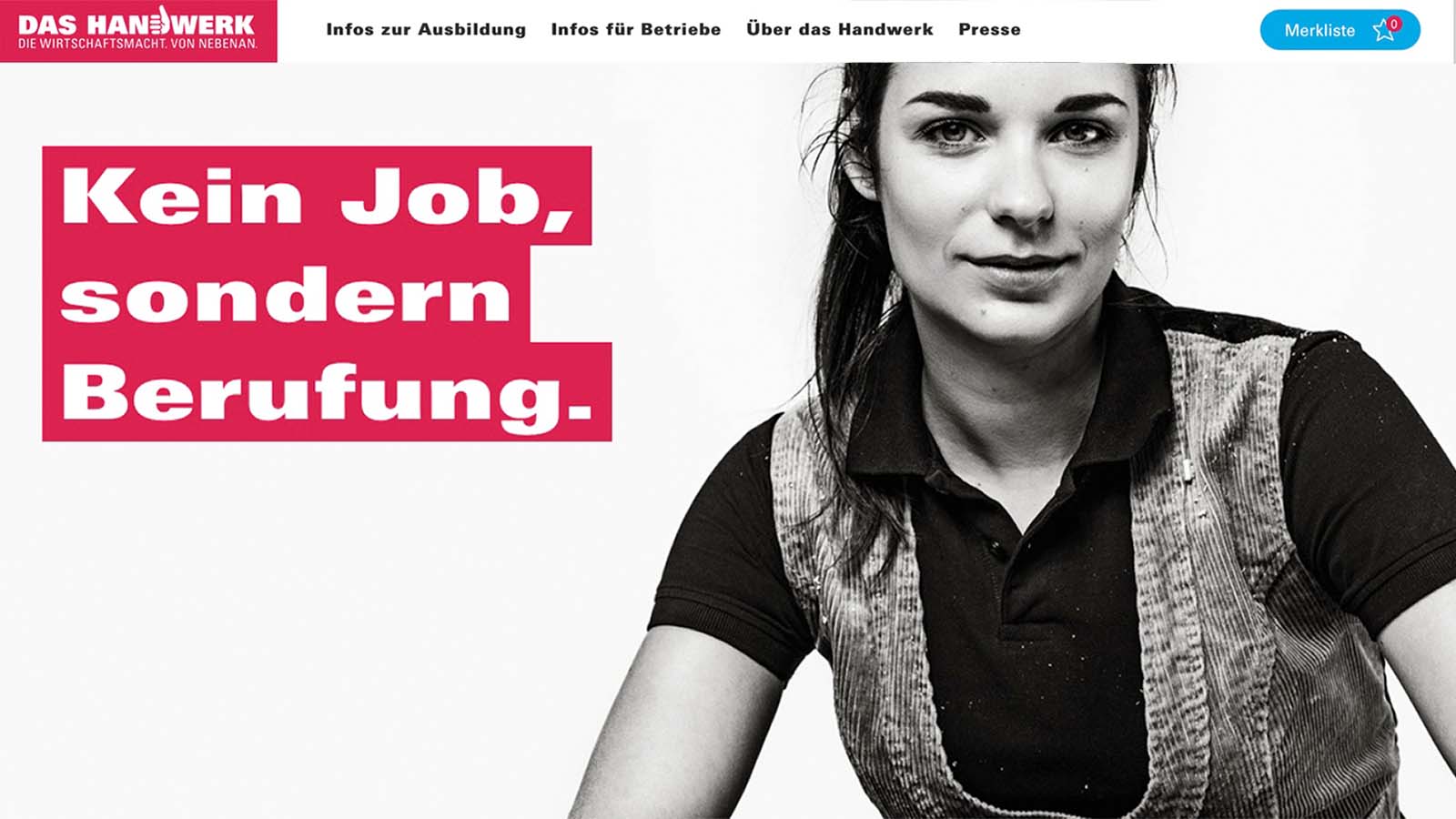Vorschaubild neue handwerk.de website