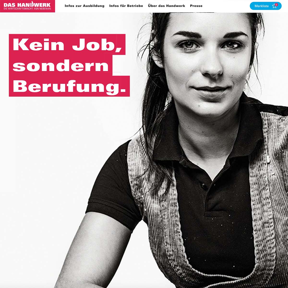 Vorschaubild neue handwerk.de website