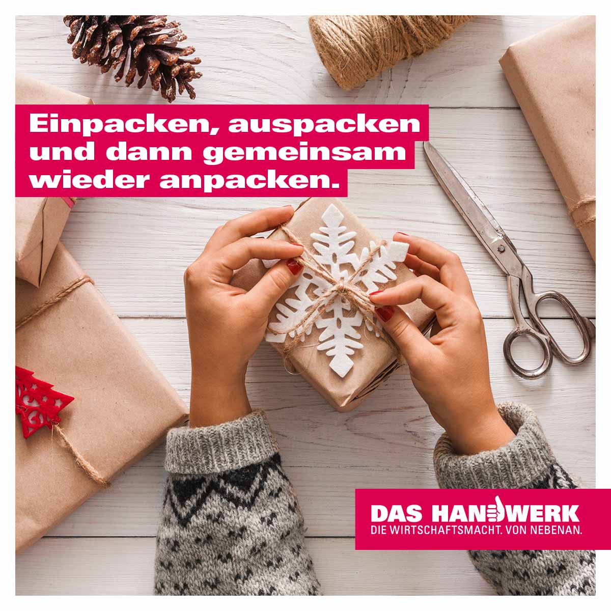 Geschenk mit Spruch