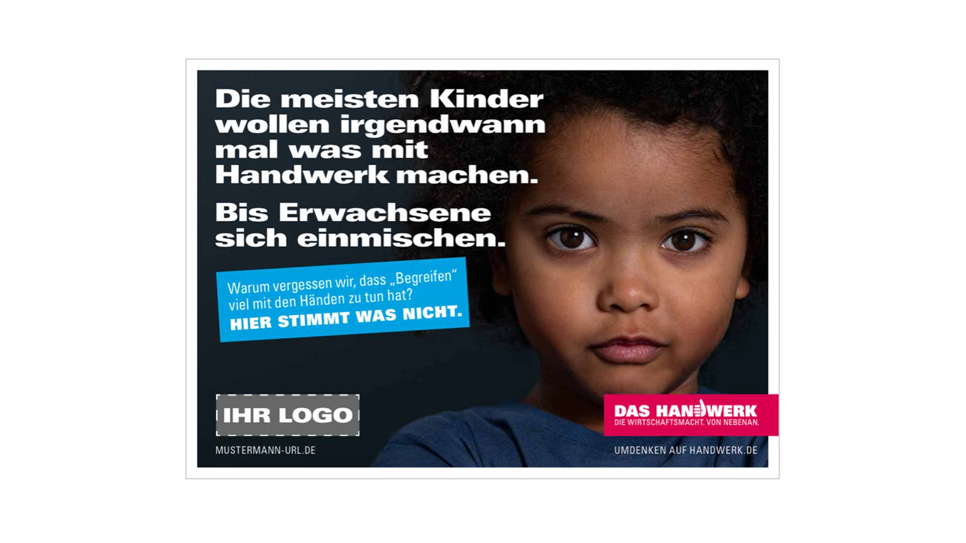 Anzeige Plakat quer