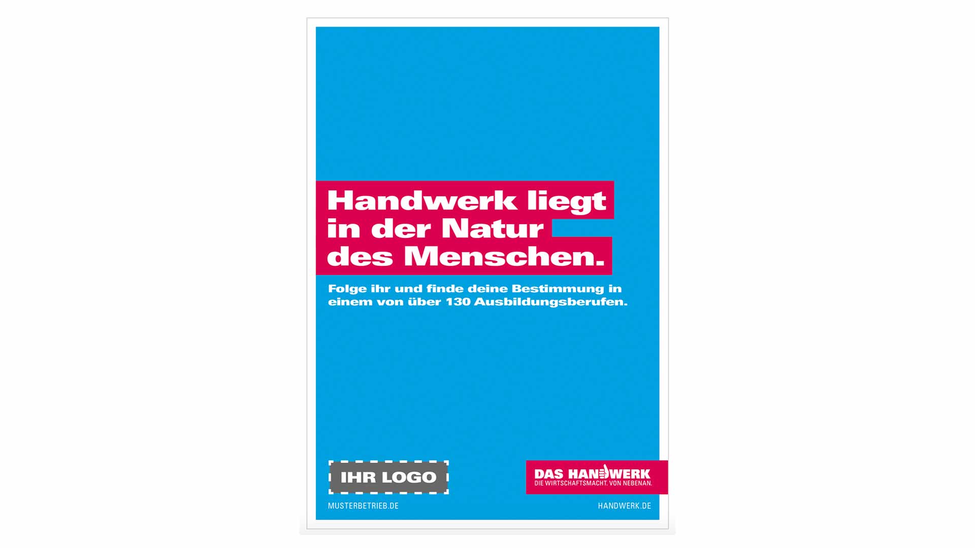 Anzeige Plakat DIN hoch