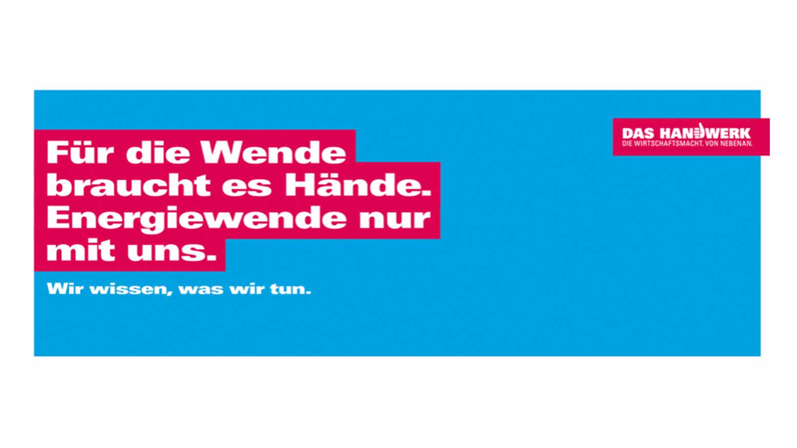 Nachhaltigkeitsmotiv handwerk
