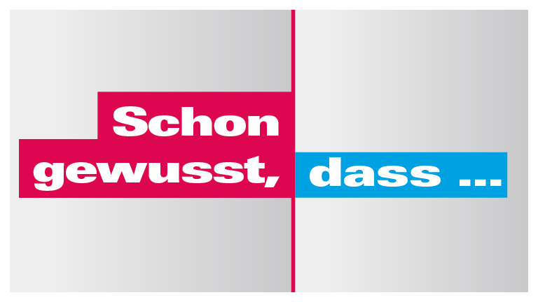 Text schon gewusst, dass