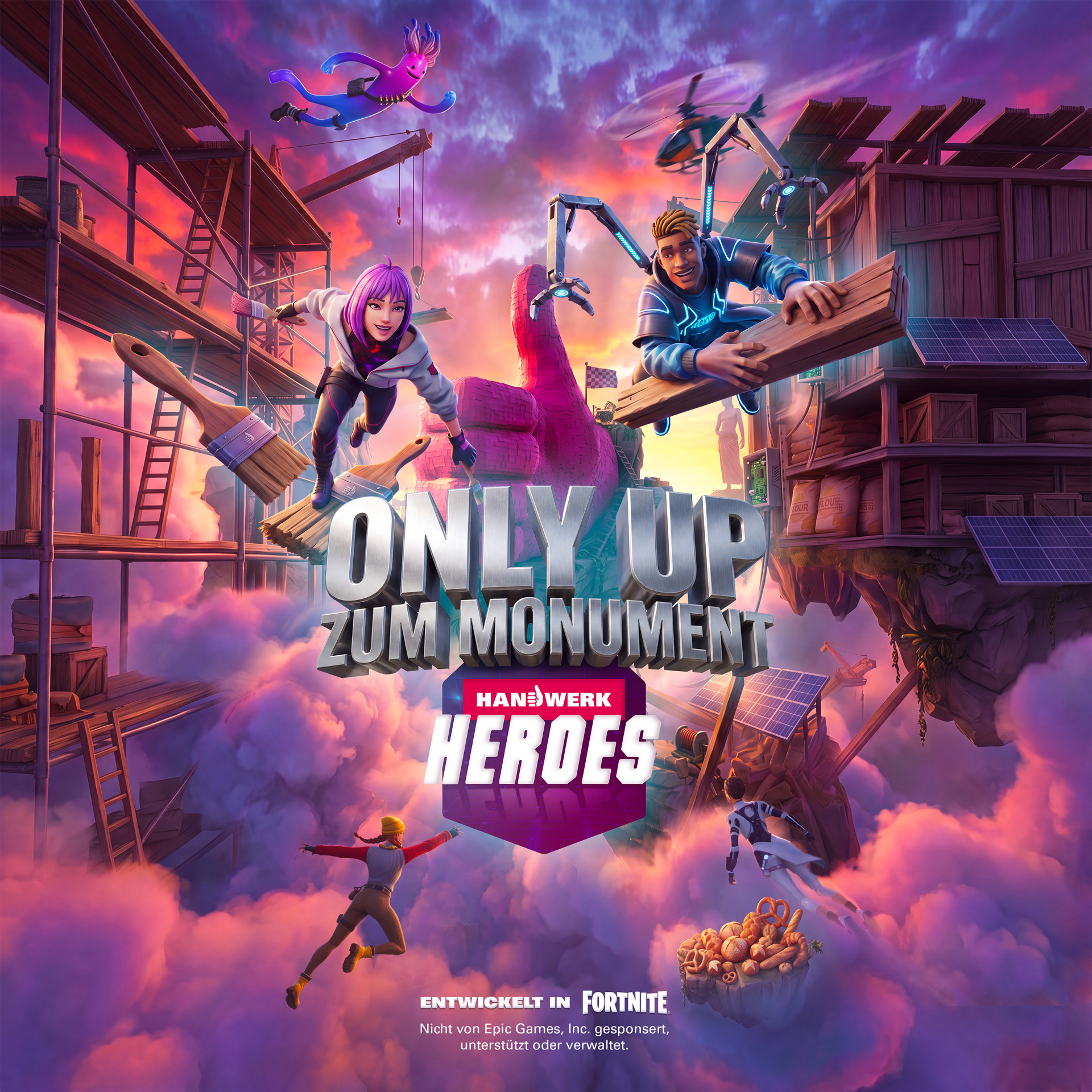 Handwerk Heroes: ONLY UP – Zum Monument