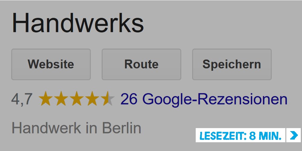 Google Rezensionen