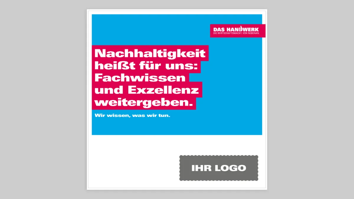 Nachhaltigkeit Vorlage
