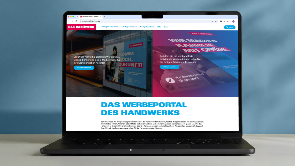 Das Handwerk Werbeportal Startseite