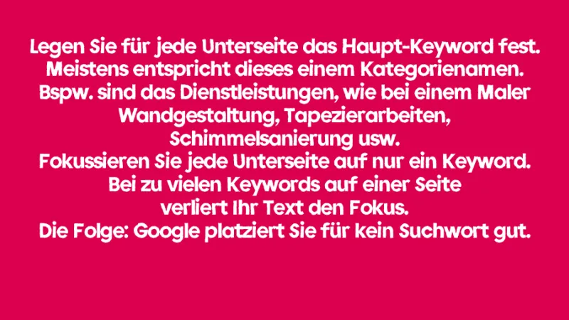 SEO-Keyword 1