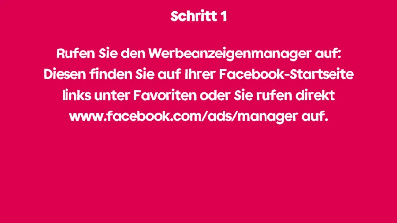Schritt 1