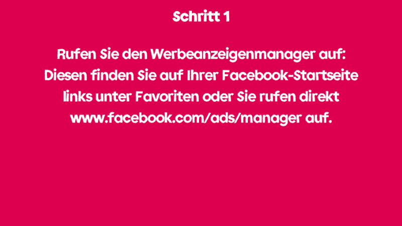 Schritt 1