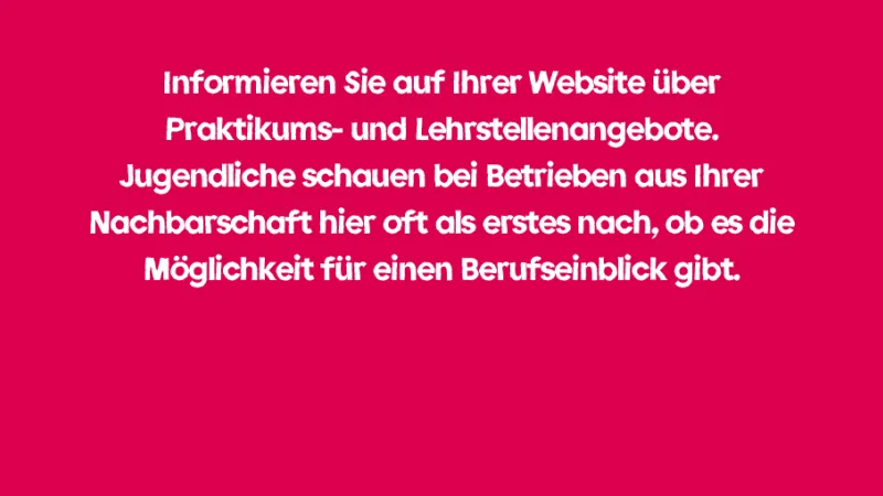 Praktikumssuche 1