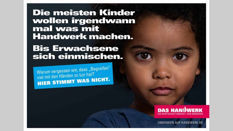Kinder wollen was mit Handwerk machen
