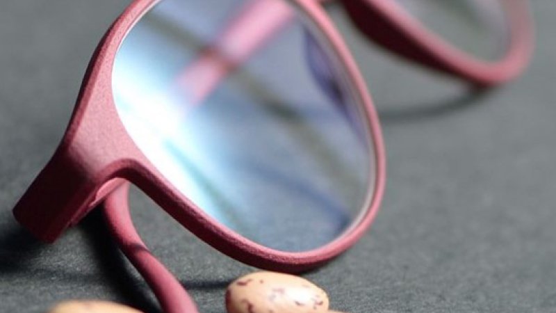 Brille hergestellt aus Bohnen
