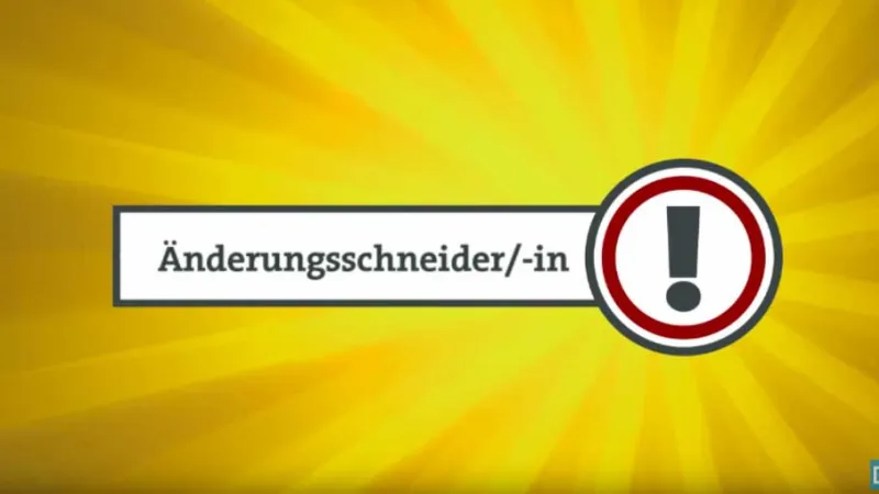 Änderungsschneider*in