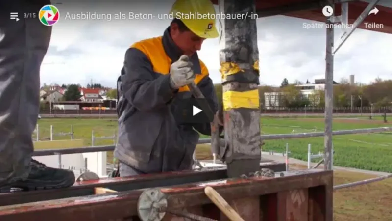 Beton- und Stahlbetonbauer*in 