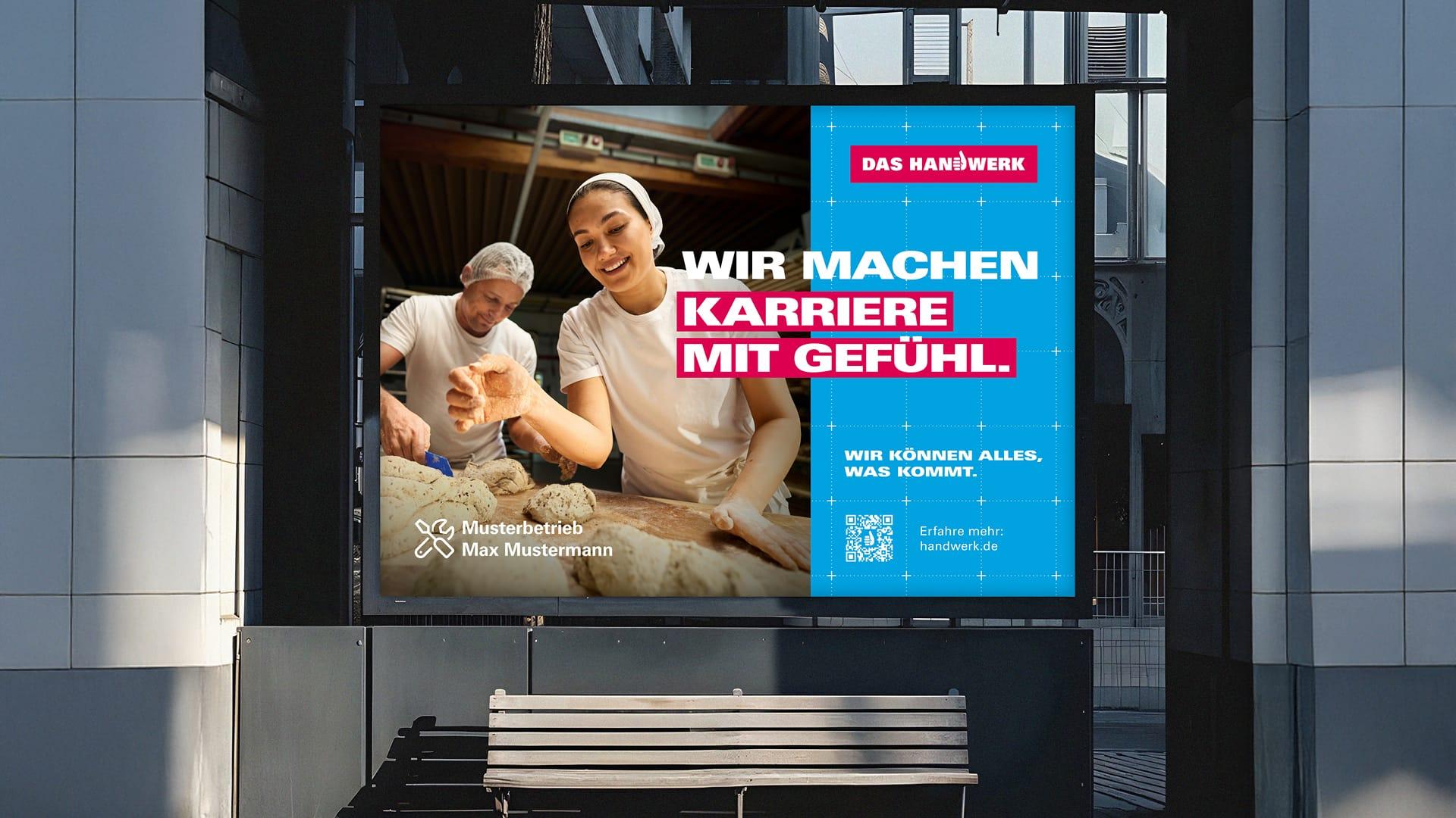 OOH-Plakat von DAS HANDWERK